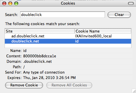 Doubleclick Cookie